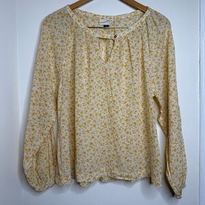 Universal Thread Lightweight Flowy Peasant Blouse Top Women’s Size Medium Boho